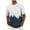 Dark Blue, variant on Big and Tall T-Shirt for Men Loose Fit Casual Graphic Round-Neck T-Shirts Drop Shoulder Short Sleeve Tees Brown XXL