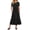 D-Black, variant on MLDRA Summer Dresses for Women Bow Tie V Neck Elegant Mini Sundress Black Dress Flowy Ruffle Short Sleeve Cocktail Dress