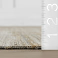 thumbnail image 2 of nuLOOM Treviah Modern Woven Abstract Washable Rug, 4' x 6', Treviah Brown, 2 of 7