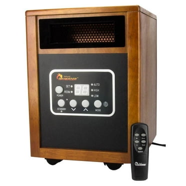 Dr. Infrared Heater 5200 BTU Portable Electric Infrared Space Heater with Remote