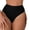 a-165Black39, variant on Womens High Waist Solid Color Smooth Stretch Bikini Bottom V Cut High Rise Basic Swim Brief Summer Swimwear For Outdoor Beach Leisure Swimwear L
