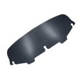 thumbnail image 2 of Cubierta deflectora de parabrisas para motocicleta, carenado ahumado de 6 pulgadas, 2 of 4