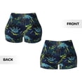 thumbnail image 5 of Kdxio Cartoon Dinosaur Print Workout Shorts for Women Seamless Soft Smooth Gym Yoga Scrunch Active Shorts, 5 of 9