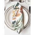 thumbnail image 2 of Hokiten Kitchen Dinner Napkins Set of 6 Watercolor Floral Leaves Cloth Napkins Reusable Washable Table Napkins for Weddings Cocktail Parties Holiday Table Decor 20x20 Inch, 2 of 8