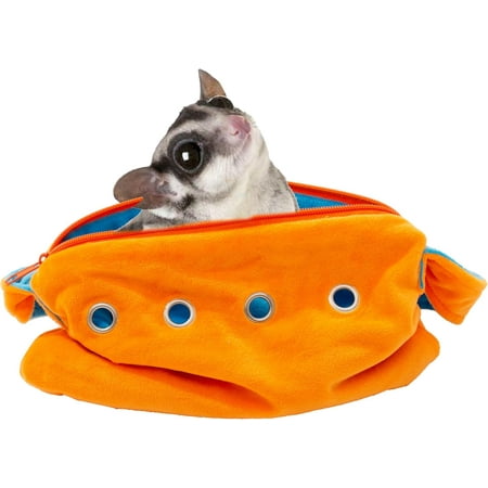 Hgudesign Sugar Glider Bonding Pouch Small Pet Carrier Bag Sling with Strap Critter Cuddler for Gliders Ferret  Rat  Hedgehog  Hamster Outdoor-Green