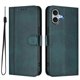 thumbnail image 1 of For iPhone 16 Plus Cases Wallet Stand Retro Texture Leather Phone Cover with Lanyard - Grey, 1 of 5