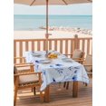 thumbnail image 2 of Outdoor Tablecloth with Umbrella Hole for Patio/Picnic/Party/Camping, Spring Purple Flowers Waterproof Table Cloth Rectangle Table Cover Washable, Wildflowers Pastoral Plants Country (52"x 70"), 2 of 8