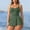Green, variant on Women's Swim Dress One Piece Swimsuit with Built-in Shorts Ruched Tummy Control Modest Swimsuit Skirt, Flattering Swimwear Beach & Pool