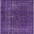 thumbnail image 1 of Ahgly Company Indoor Square Mid-Century Modern Purple Flower Purple Area Rugs, 3' Square, 1 of 1