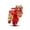 Red Lucky Loong, variant on 925 Sterling Silver Golden Chinese Red Dragon New Year Lucky Loong Charm Bead for Bracelet Charms Necklace Pendants Jewelry