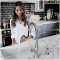 thumbnail image 2 of Hansgrohe 04857 Locarno Deck Mounted Soap Dispenser - Nickel, 2 of 7