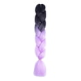 thumbnail image 1 of trenzada Jumbo, extensión de cabello trenzado sintético de 23,62 pulgadas, extensión sintética para rendimiento, fiesta y vacaciones B27, 1 of 9