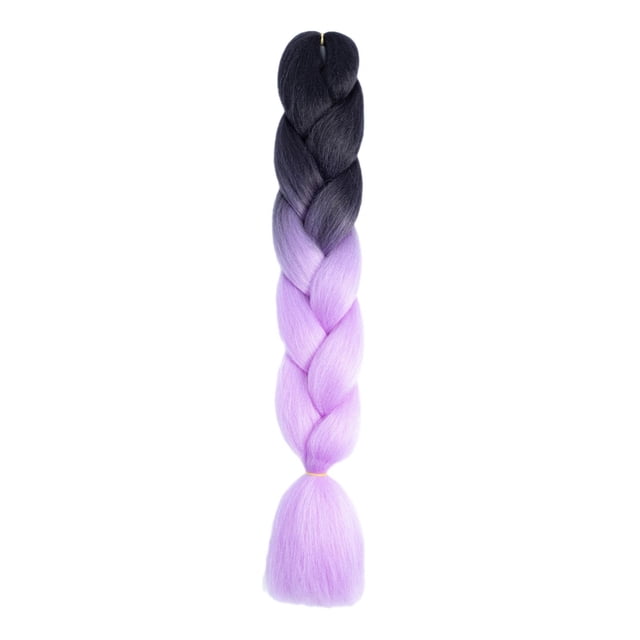 trenzada Jumbo, extensión de cabello trenzado sintético de 23,62 pulgadas, extensión sintética para rendimiento, fiesta y vacaciones B27
