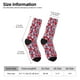thumbnail image 2 of Fotbe Palm Tree Pattern on Red Calcetas Largas con Estampado para Hombre y Mujer – Calcetas de Compresión Transpirables y Elásticas, Viajar y Uso Diario Talla 5-11, 2 of 6