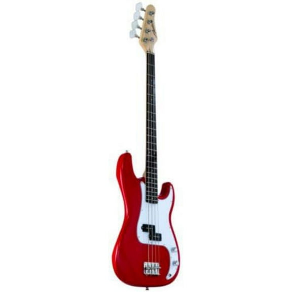 Bass Gtr, Dbl Cutaway Red