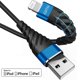 thumbnail image 3 of Cable USB de carga rápida para teléfono móvil, Cable de datos de 2m y 6 pies, 2.4A, para iPhone 11, 12, 13 Pro, X, XS Max, 6, 7, 8 Plus, SE, iPad, 3 of 5