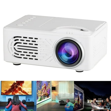 Pico Projector, EEEkit 2019 New Pocket Projector, Mini Projector Compatible with U disk, Mobile Hard Disk TF Card for Cartoon and Movie, Kid Christmas Birthday Best (Cheap And Best Projector In India)
