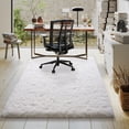 thumbnail image 5 of Janvonne White Fluffy Rugs for Bedroom 4x6, Soft Shag Plush Area Rug for Kids Children Girls Bedroom Nursery,Home Decor Aesthetics, 5 of 8