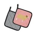 thumbnail image 2 of Caroline's Treasures Horned Dorset Sheep Pink Check Pair of Pot Holders, 2 of 3