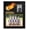 Baseball C, variant on Dynamic Dance Theme Black Wood Frame and Dance Decoration Graphic for Two Photos Measuring 3x5 &