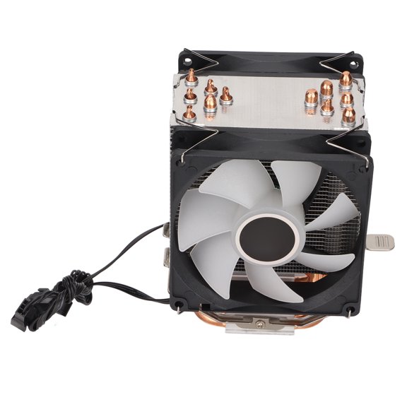 Enfriador De CPU, Efecto De Iluminación RGB Ventilador Silencioso Ampliamente Utilizado Volumen Pequeño Plug And Play Ventilador De Enfriamiento De 90 Mm Para Sala De Estar Para