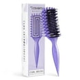 thumbnail image 1 of Cepillo para rizos Cepillo definidor de rizos Cepillo ventilado para cabello mojado y seco Reduce el frizz, 1 of 7