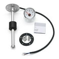 thumbnail image 3 of 52MM Gauge Water Level Gauge Red Light 0-190Ohm Water Tank Level Indicator Meter With Fuel Water Level Sensor 150MM 200MM 250MM ,Easy to Install, 3 of 7