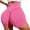Hot Pink, variant on Bermuda Shorts for Women Shorts for Women High Waisted Shorts Stretchy Beach Vacation Trendy 2025 XS-XL