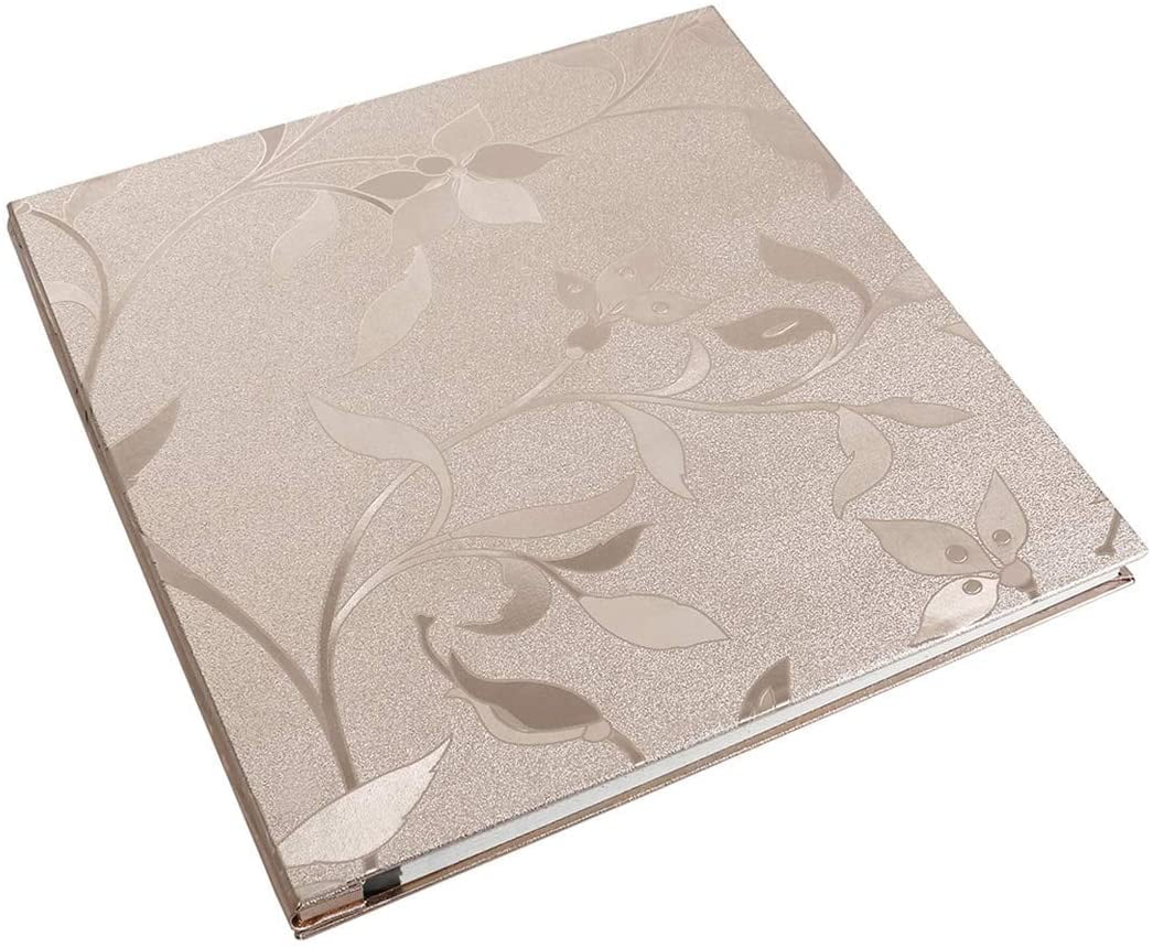 Self Stick Adhesive Photo Album, Large Leather Cover Photo