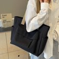 thumbnail image 5 of 2024 Nuevo bolso de mujer, bolso de hombro sencillo de moda, bolso de mano de lona de gran capacidad y alta calidad, gran oferta en verano, 5 of 5