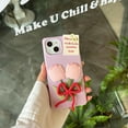 thumbnail image 4 of Kawaii Phone Cases for iPhone 13 Pro Max,Cute Cartoon Tulip Phone Case 3D Funny Purple Tulip Phone Case for Women Girls Soft Silicone Shockproof Cover for iPhone 13 Pro Max, 4 of 14