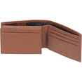 thumbnail image 3 of Steve Madden Mens Glove Leather RFID Blocking Passcase Wallet Cognac, 3 of 6