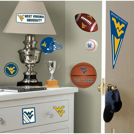 RoomMates West Virginia University Peel and Stick Wall Decals