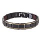 thumbnail image 1 of Pulsera de salud magnética Terapia de poder Cadena de brazalete desmontable (oro negro) Tmvgtek cuidado belleza, 1 of 9