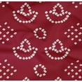 thumbnail image 4 of oneOone Cotton Poplin Twill Carmine Red Fabric Ethnic Bandhani Sewing Craft Projects Fabric Prints By Yard 56 Inch Wide, 4 of 4