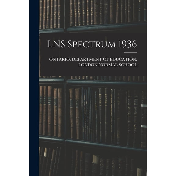 LNS Spectrum 1936, (Paperback)