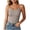 Coffee, variant on Women's Bralette Tops Sleeveless Adjustable Strap Thin Strap Seamless Backless Summer Blouses Solid Color Lightweight Breathable Layering Tank Tops