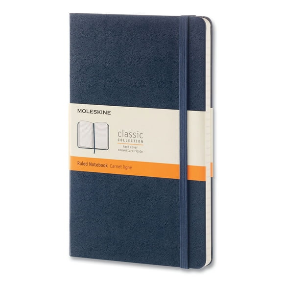 Moleskine Classic Collection Hard Cover Notebook Quadrille Dot Grid Blue