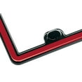 thumbnail image 3 of WeatherTech ClearFrame License Plate Frame, Red / Black, 3 of 4