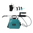 thumbnail image 1 of Pulverizador eléctrico a batería con asa ancha antideslizante, mochila pulverizadora para plantas, flores y agricultura, 5 l, color verde, 1 of 14