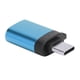 thumbnail image 5 of Adaptador USB3.0 hembra a tipo C Convertidor de carga de datos OTG Stretch Head sin cadena (azul), 5 of 5
