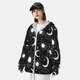 thumbnail image 3 of Lsque Crescent and Stars Pattern UPF 50+ Lightweight Sun Protection Men's Women's Long Sleeve Shirt, Hoodie Performance -Small, 3 of 7