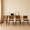 Brown, variant on Homy Casa Desk Chairs Set of 4, Upholstered Chairs for Home Office and Remote Workspaces，Beige
