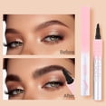thumbnail image 3 of 4 Prong Waterproof Eyebrow Pen – 5ml – Microblade Effect, Natural Strokes – For Realistic Brows – 1pc, 3 of 7