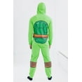 thumbnail image 3 of Teenage Mutant Ninja Turtles Donatello Raphael Leonardo Zip Up Costume Coverall and Reversible Masks Adult, 3 of 5
