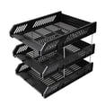 thumbnail image 3 of LetterOfficeDocuments Mail Filing Papers Desk Files Organiser Supplies Black, 3 of 8