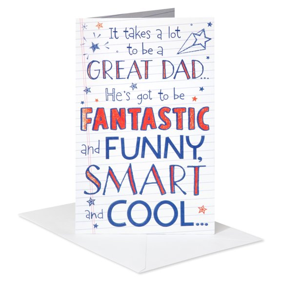 American Greetings Father's Day Card for Dad (Fantastic and Special)