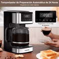 thumbnail image 2 of Cafetera Electrica De 12 Tazas Con 3 Modos Negro, 2 of 5