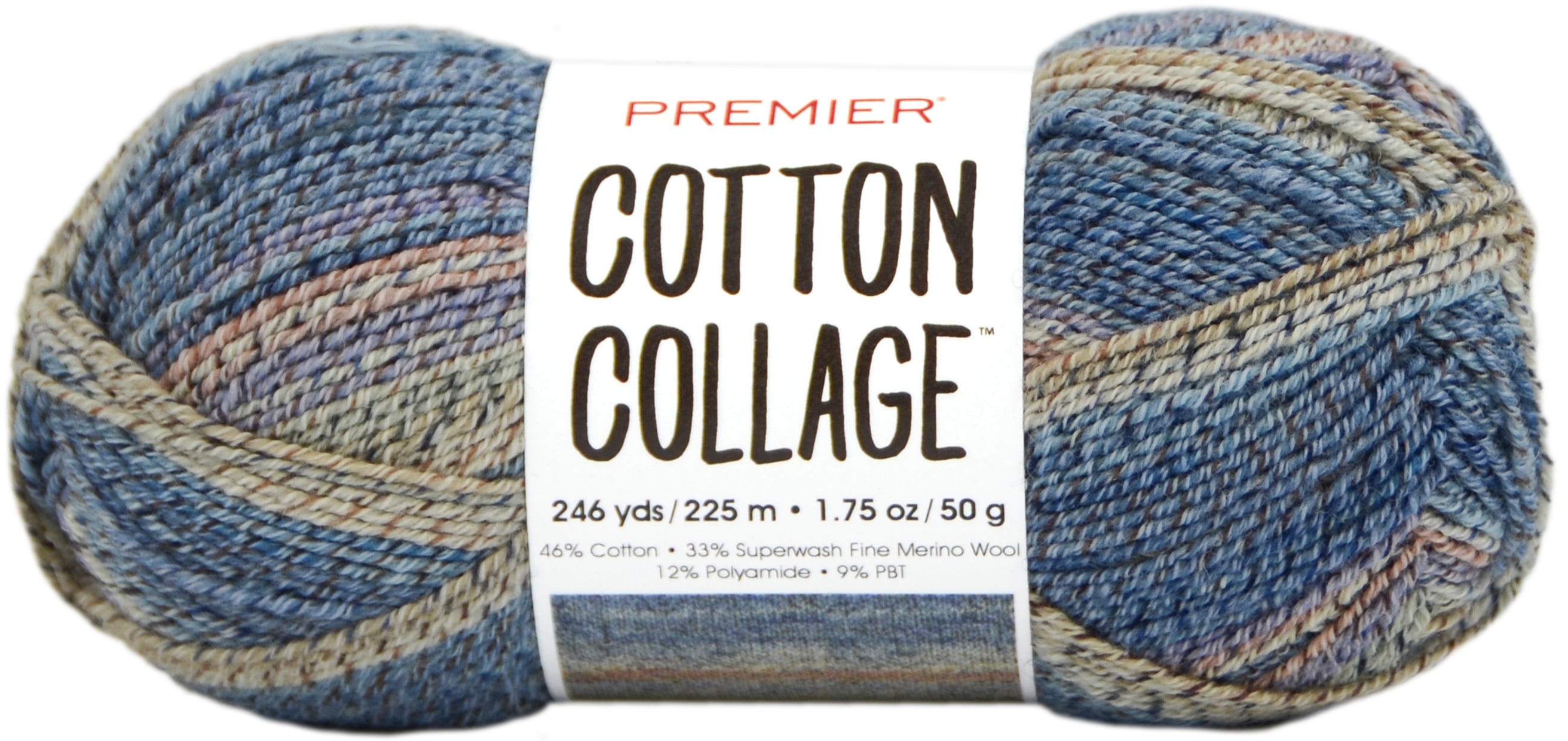 Premier Yarns Cotton Collage YarnSea Multi Walmart Canada
