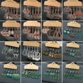 thumbnail image 3 of GKNET Boho 3Pairs Boho Gypsy Earrings Set Tribal Ethnic Hook Drop Dangle Women JEWELRY-Waterdrop, 3 of 9